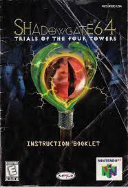 N64 Manuals - Shadowgate 64: Trials of the Four Towers