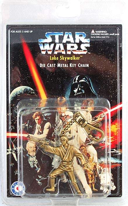 Star Wars Die Cast Metal Key Chain Luke Skywalker