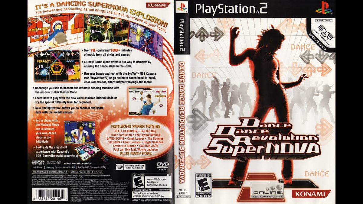 Dance Dance Revolution Supernova Ps2 Cover Art Playstation Dance Dance  Revolution Supernova [PRICE DROP