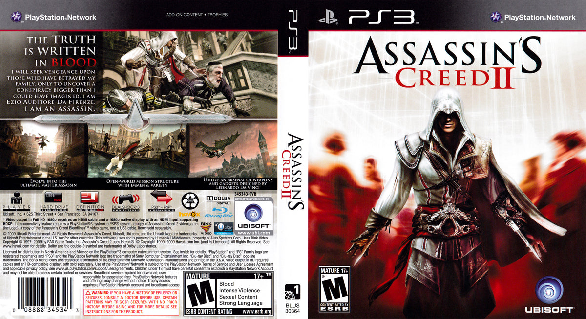 Assassin assassin assassin assassin assassino creed s creed ii 2 (ps3, ps3  jogos discs usados, playstation 3 jogos, jogos para playstation 3, barato,  jogo) (rus) - AliExpress