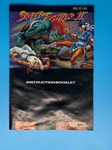SNES Manuals - Street Fighter 2 {MISSING COVER}