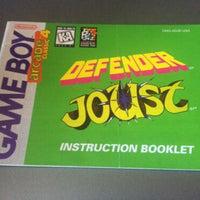 GB Manuals - Defender/Joust