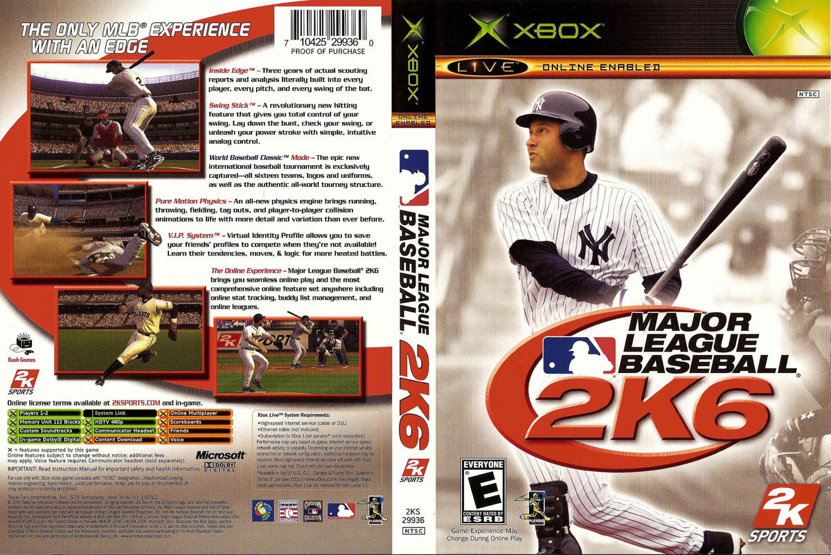 メジャーリーグベースボール 2K6 Major League Baseball 2K6 Gameplay PS2 HD 1080p - YouTube