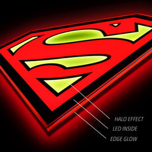 Superman LED Wall Light by Brandlite