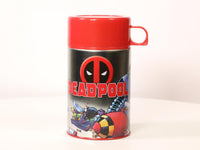 TIN TITANS DEADPOOL LUNCHBOX + BEVERAGE CONTAINER
