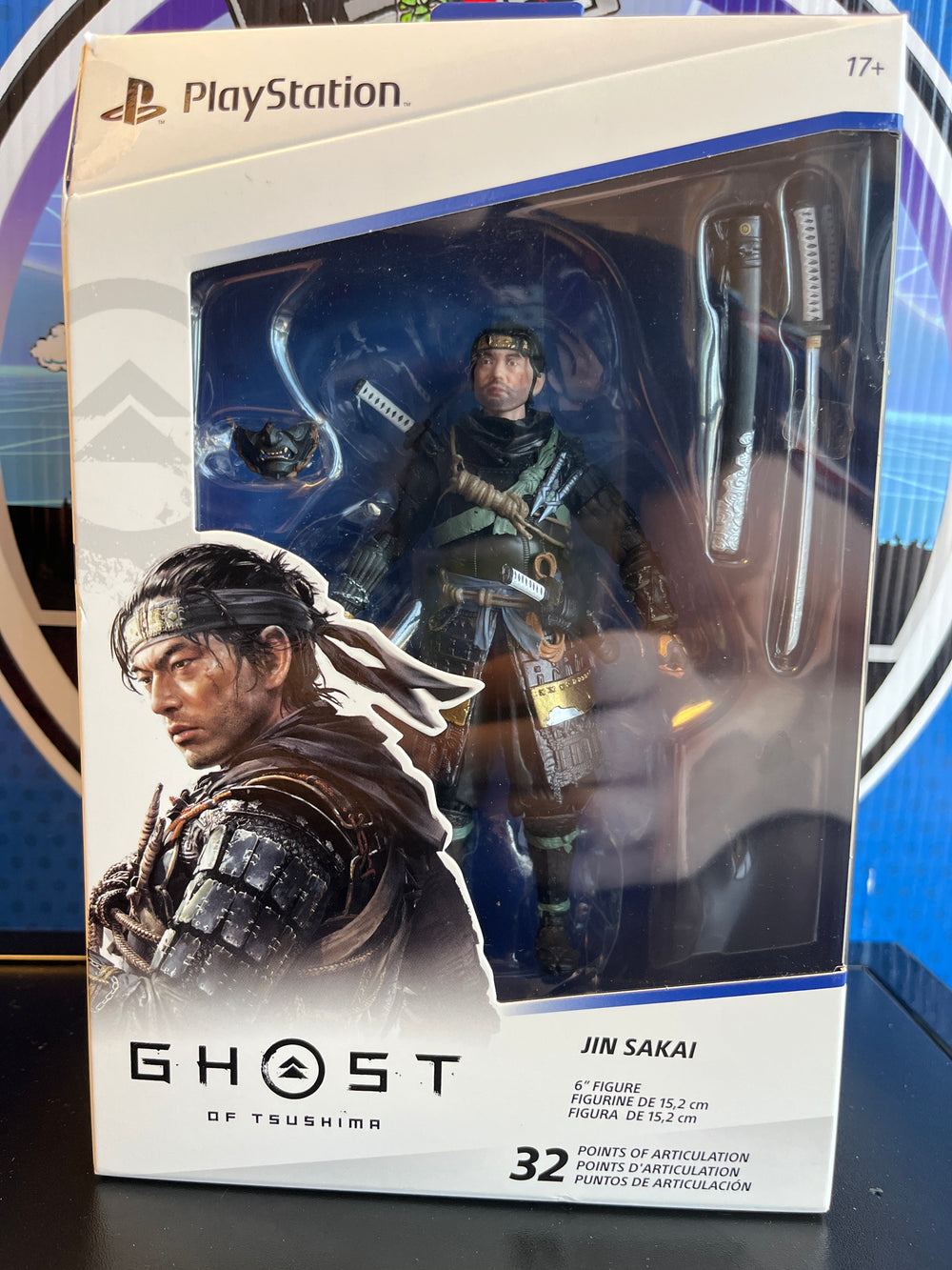 PlayStation “Ghost of Tsushima” Jin Sakai Figure (pre-owned opened box)