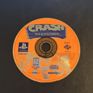 PLAYSTATION - Crash Bandicoot (BLACK LABEL/ORANGE DISC) {DISC & MANUAL ONLY}