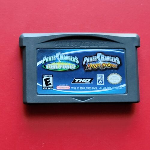 GBA - POWER RANGERS DOUBLE PACK (TIME FORCE + NINJA STORM) [CART ONLY]