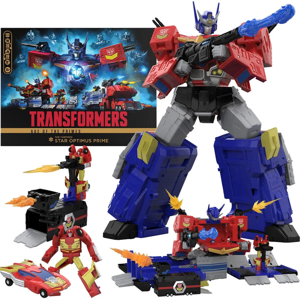 Transformers Age of the Primes Titan Class Star Optimus prime (Star Convoy)