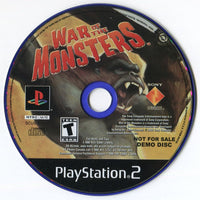 PLAYSTATION 2 - WAR OF THE MONSTERS DEMO DISC {LOOSE}