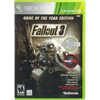 XBOX 360 - Fallout 3 Game of the Year (Platinum Hits Gamestop Edition) [CIB]
