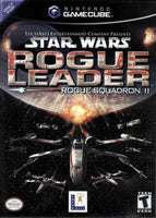 Gamecube - Star Wars Rogue Leader {NO MANUAL, WARPED COVERART WITH DAMAGE ON TOP OF SPINE]
