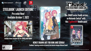 SWITCH - CHAOS;HEAD NOAH + CHAOS;CHILD DOUBLE PACK [STEELBOOK LAUNCH EDITION] {NEW/SEALED}