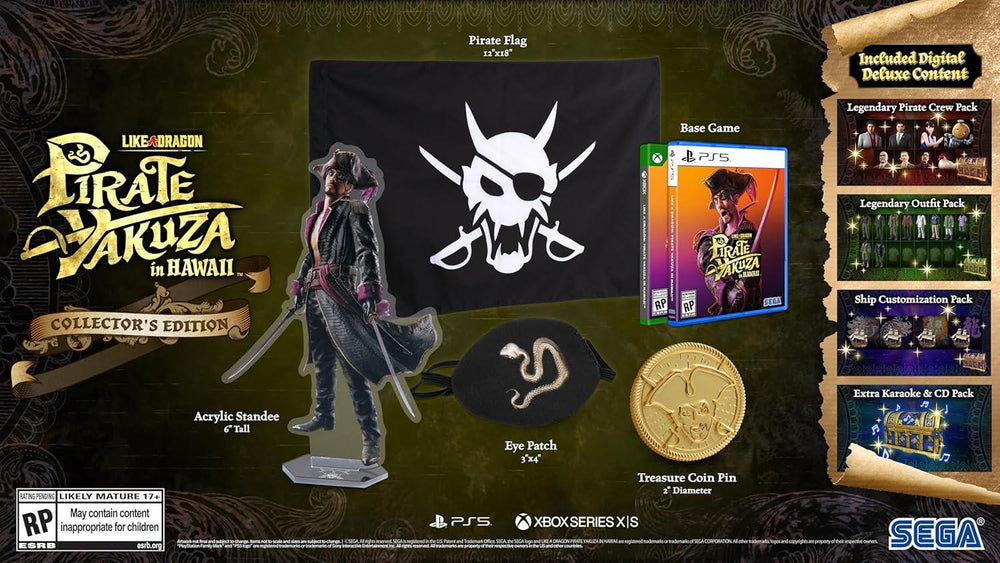 XBOX SERIES X - LIKE A DRAGON: PIRATE YAKUZA IN HAWAII [COLLECTOR'S EDITION] [SEALED]