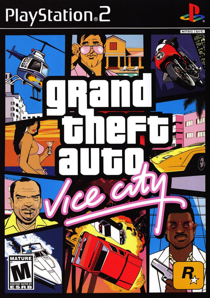 Playstation 2 - GRAND THEFT AUTO (GTA) VICE CITY [WITH MANUAL & MAP ...