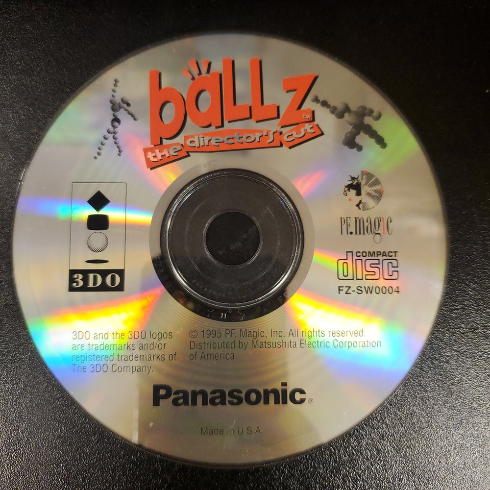 3DO - BALLZ: THE DIRECTOR'S CUT {DISC AND MANUAL}