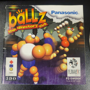 3DO - BALLZ: THE DIRECTOR'S CUT {DISC AND MANUAL}