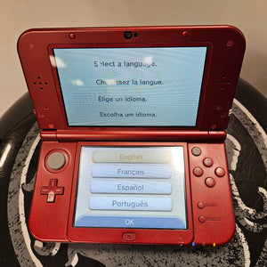 Nintendo NEW 3DS XL CONSOLE - Red {Great Shape, Light Paint Chipped}