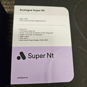 Analogue Super Nt - Complete In Box! *Amazing Condition!* (Plays SNES Games)