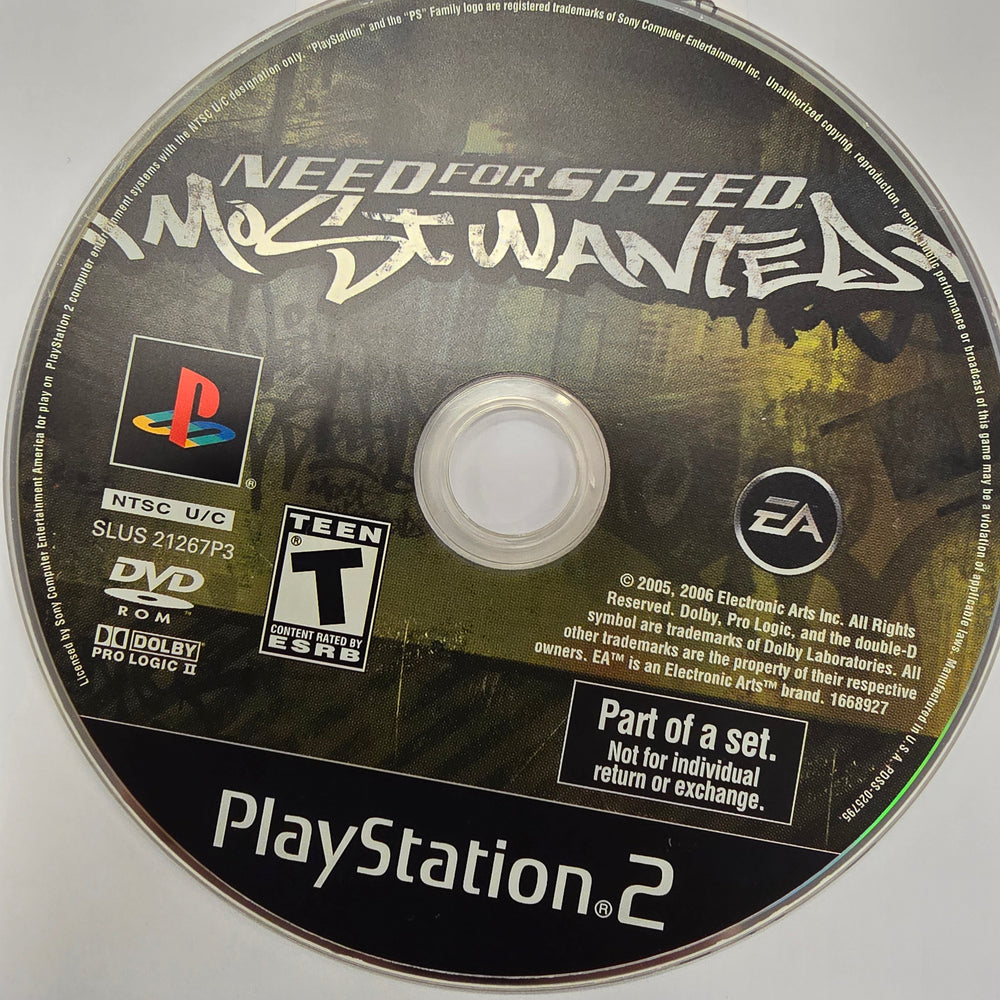Playstation 2 - Need for Speed Most Wanted (BLACK LABEL) {LOOSE DISC}