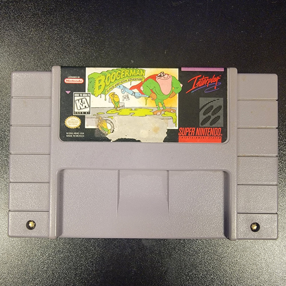 SNES - Boogerman: A Pick and Flick Adventure [OK CONDITION]