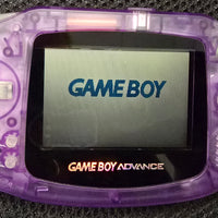 NINTENDO GAMEBOY ADVANCE (GBA) CONSOLE - TRANSLUCENT PURPLE (EXTREME RATE)