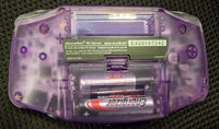 NINTENDO GAMEBOY ADVANCE (GBA) CONSOLE - TRANSLUCENT PURPLE (EXTREME RATE)
