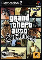 PS2 - Grand Theft Auto San Andreas {W/ MANUAL + MAP}