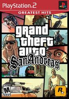 PS2 - Grand Theft Auto San Andreas {GREATEST HITS} [NO MANUAL, NO MAP]