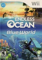 WII - ENDLESS OCEAN: BLUE WORLD {NO MANUAL}