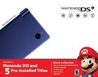 NINTENDO DSi CONSOLE - METALLIC BLUE (MARIO COLLECTION SPECIAL EDITION)
