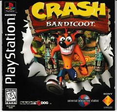 PLAYSTATION - Crash Bandicoot (BLACK LABEL/ORANGE DISC) {DISC & MANUAL ONLY}