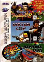 Saturn - 3 Free Game Pack [Virtua Cop, Virtua Fighter 2, Daytona USA] {CIB}