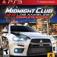 PLAYSTATION 3 - MIDNIGHT CLUB LOS ANGELES COMPLETE EDITION {NO MANUAL}