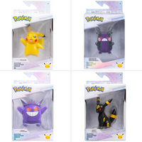 POKEMON 30TH ANNIVERSARY 3" GLITTER FIGURE BY JAZWARES
