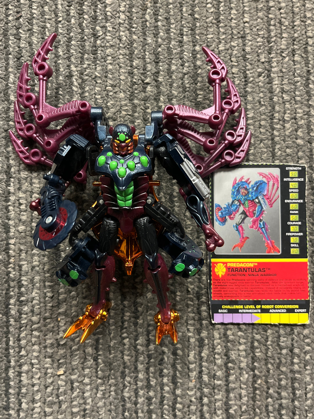Transformers Beast Wars Transmetal Tarantulas