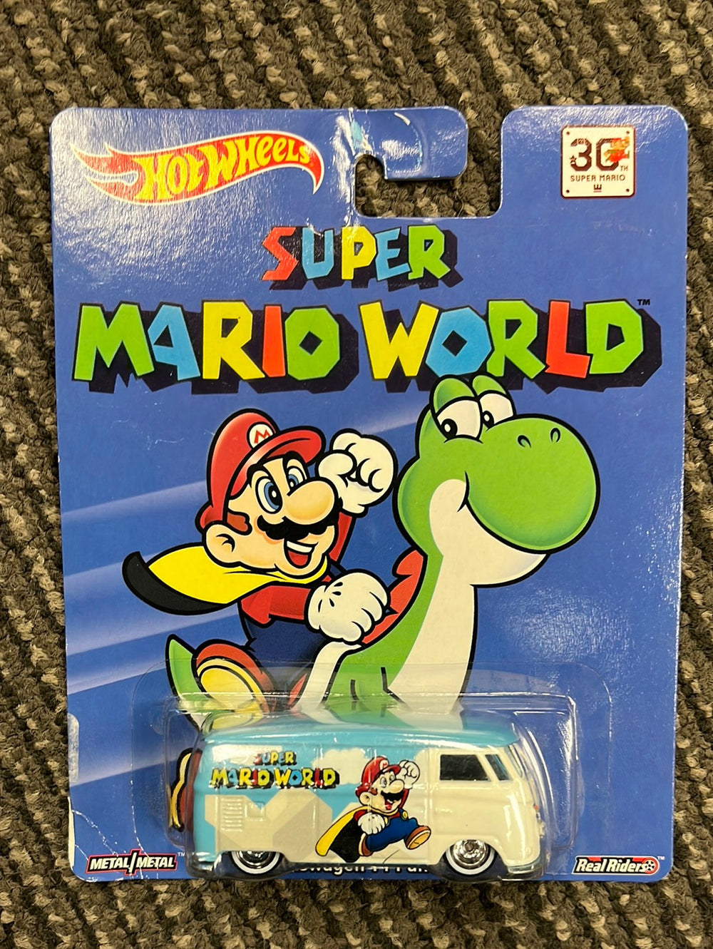 Hot Wheels Super Mario World Volkswagen T1 Panel Bus