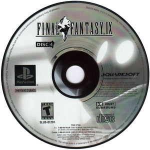 PLAYSTATION - Final Fantasy IX {DISCS ONLY!!!}