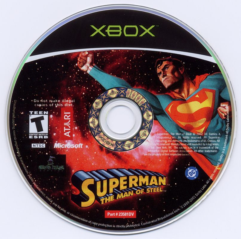 Superman: The Man of Steel Original Xbox Graded 9.8 A++ CGC Superman: The Man of Steel Original Xbox Graded 9.8 A++ CGC