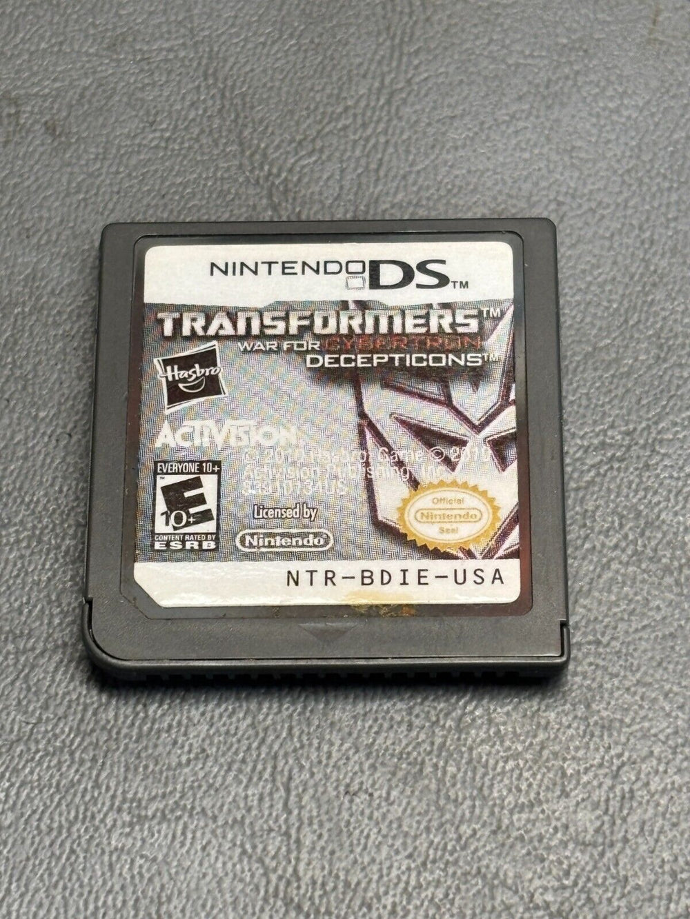 DS - TRANSFORMERS: WAR FOR CYBERTRON DECEPTICONS [CARTRIDGE ONLY]