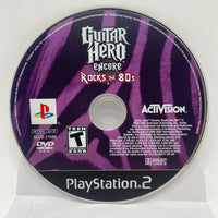 PLAYSTATION 2 - GUITAR HERO ENCORE: ROCKS THE 80S [LOOSE]