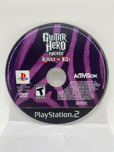 PLAYSTATION 2 - GUITAR HERO ENCORE: ROCKS THE 80S [LOOSE]