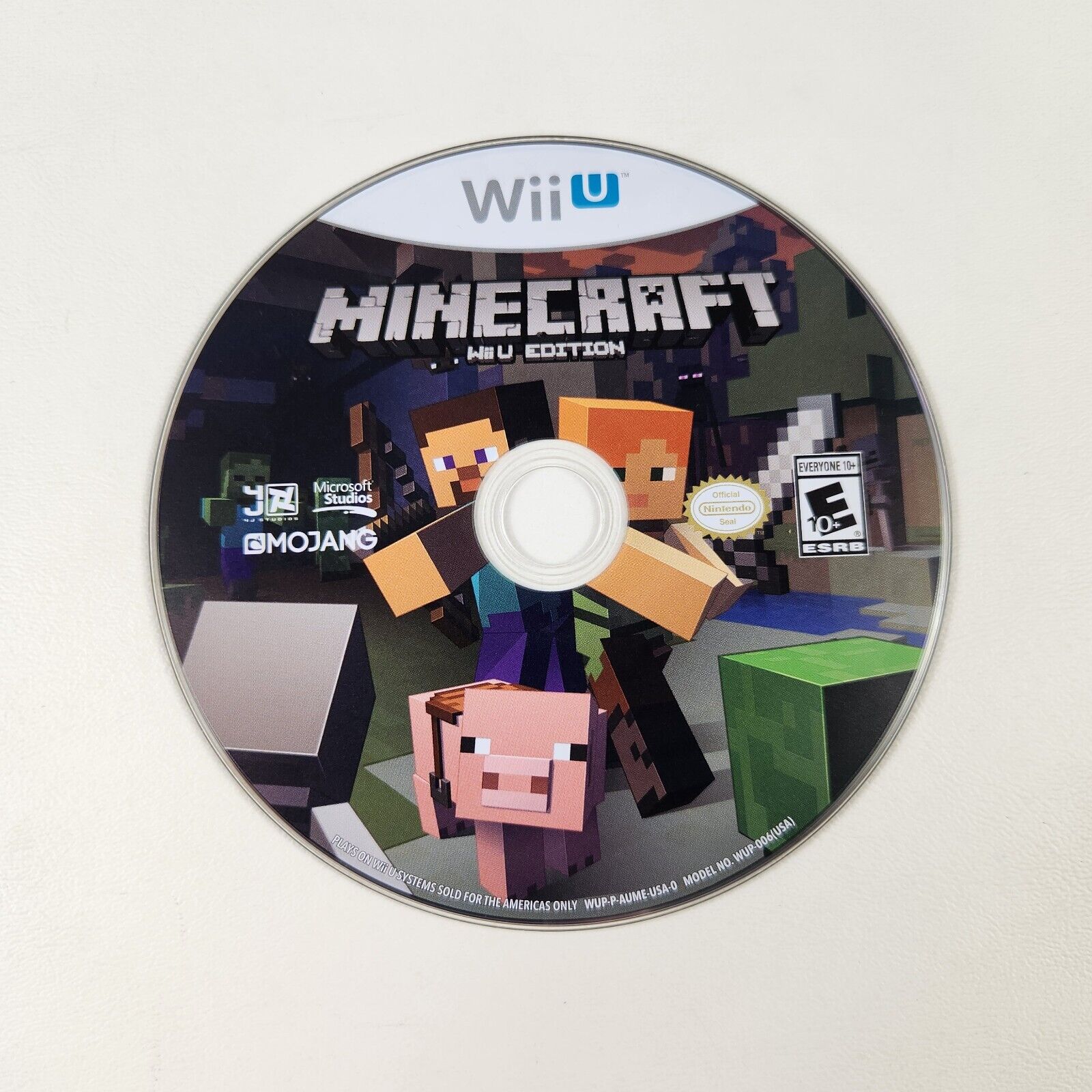 Minecraft Wii U Edition WII U MINECRAFT [LOOSE] Steel Collectibles