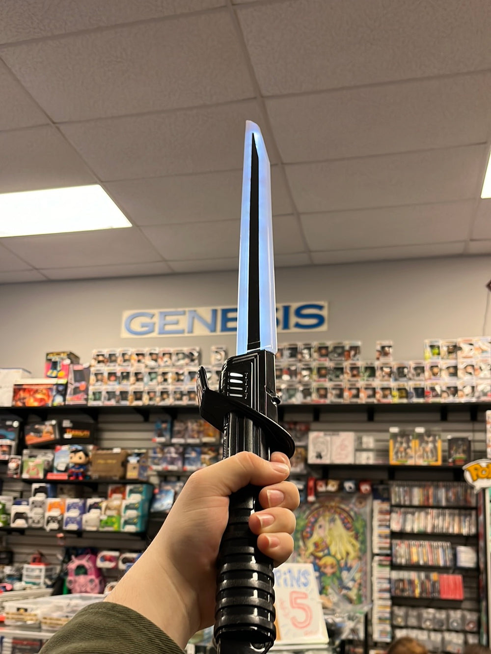 Galaxies Edge “Star Wars” Dark Saber Replica with Stand