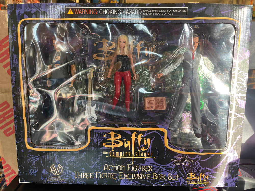 Buffy the Vampire Slayer Three Figure Boxset (Buffy, Oz, Giles)