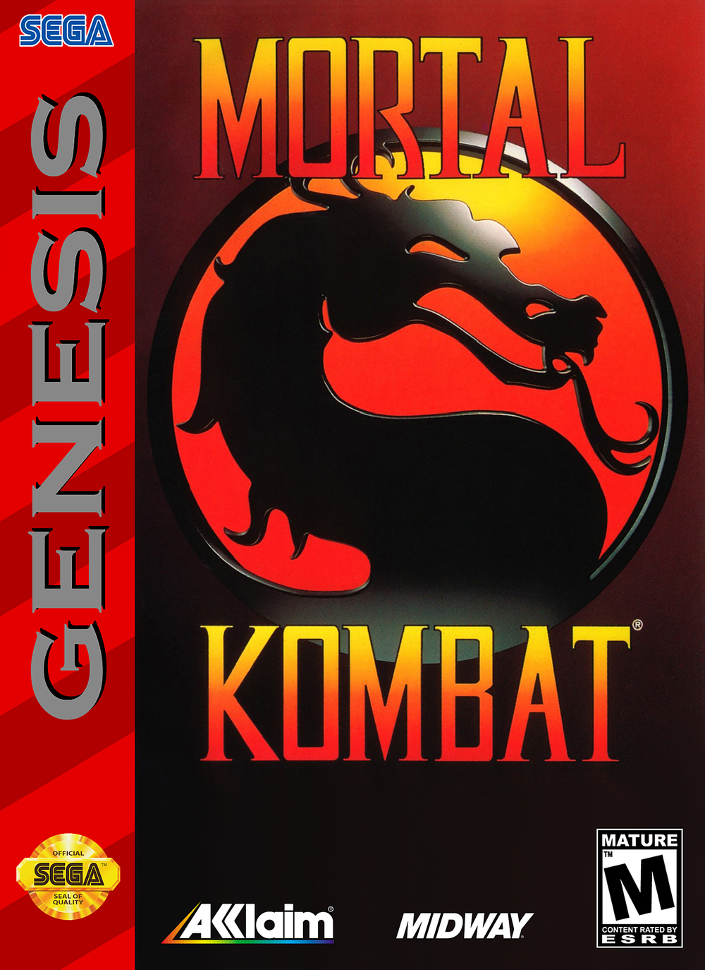 Genesis - Mortal Kombat {NO MANUAL}