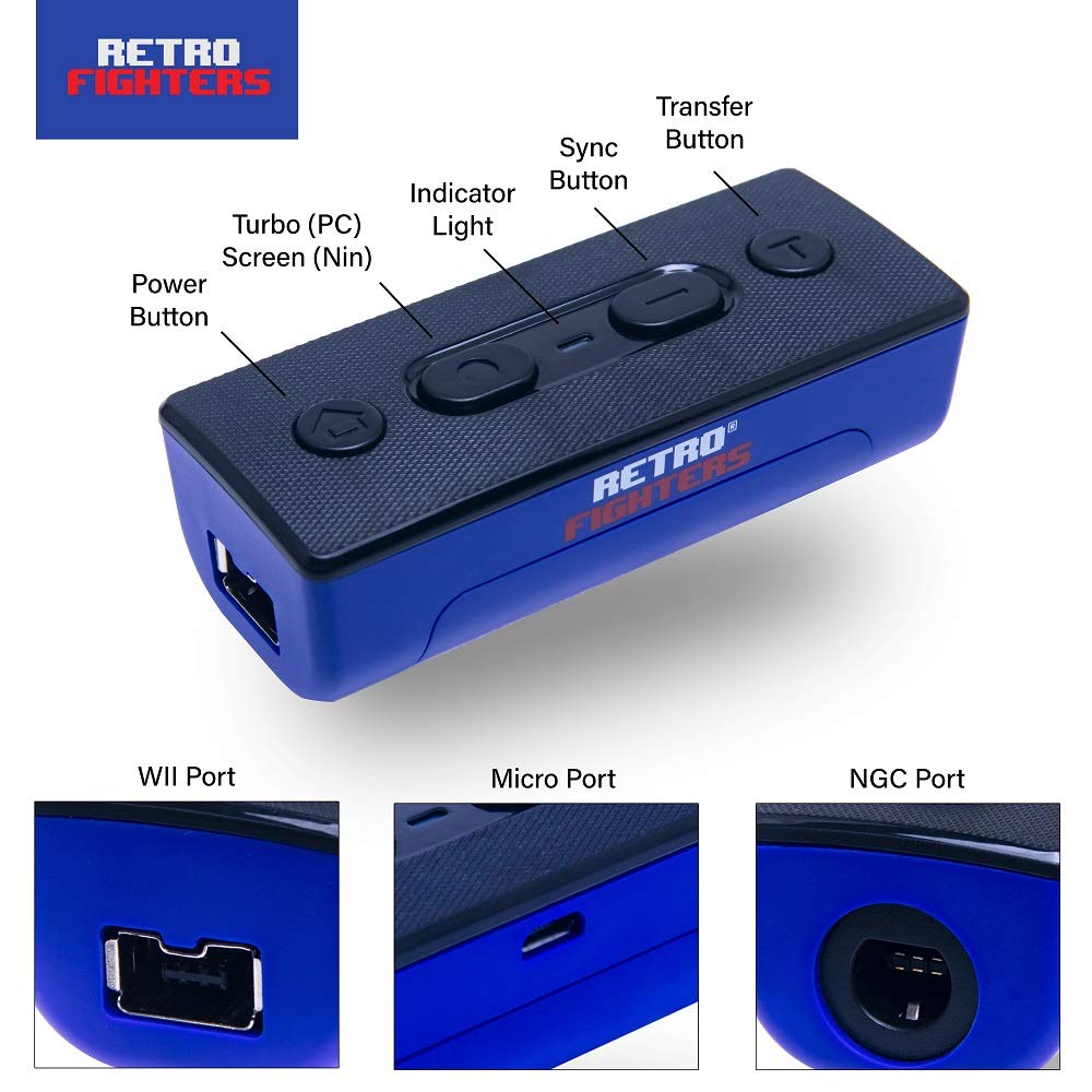 RETRO FIGHTERS WARRIOR WIRELESS ADAPTER FOR NINTENDO SWITCH & PC