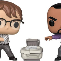 Funko POP! Michael Bolton & Samir 2 Pack "Office Space" (Emerald city con sticker)