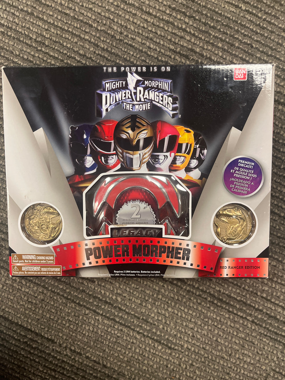 Mighty Morphin Power Rangers the Movie Diecast Legacy Power Morpher