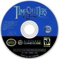 GAMECUBE - TIMESPLITTERS FUTURE PERFECT [LOOSE DISC]